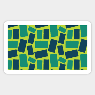 Rectangle Shapes Seamless Pattern 018#001 Sticker